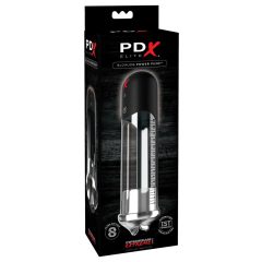   PDX Blowjob - автоматична пенис помпа с устни (черна)