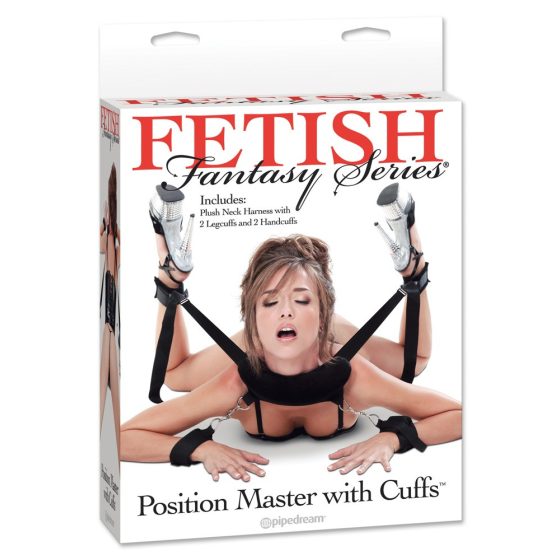 Fetish Position Master - комплект за обвързване (черен)