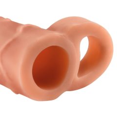   X-TENSION Perfect 2 - обвивка за пенис пръстен (19 см) - естествена