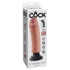   King Cock 8 - гъвкав, реалистичен вибратор (25см)