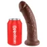 King Cock 8 дилдо (20 см, кафяв)