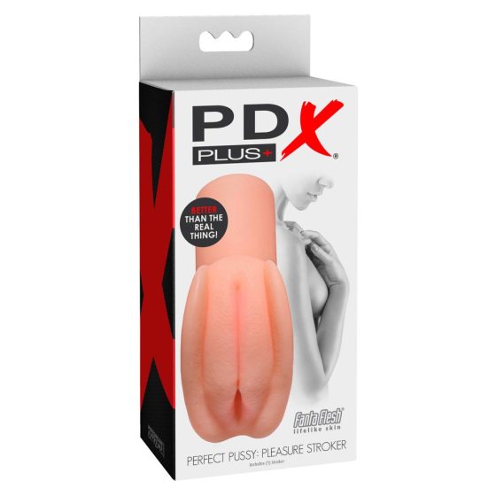 PDX Pleasure Stroker - реалистичен фалшив мастурбатор за путка (естествен)