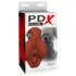 PDX Pick Your Pleasure - 2в1 реалистичен мастурбатор (кафяв)