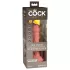 King Cock Elite 6 - реалистичен вибратор 15см - тъмен натурален цвят