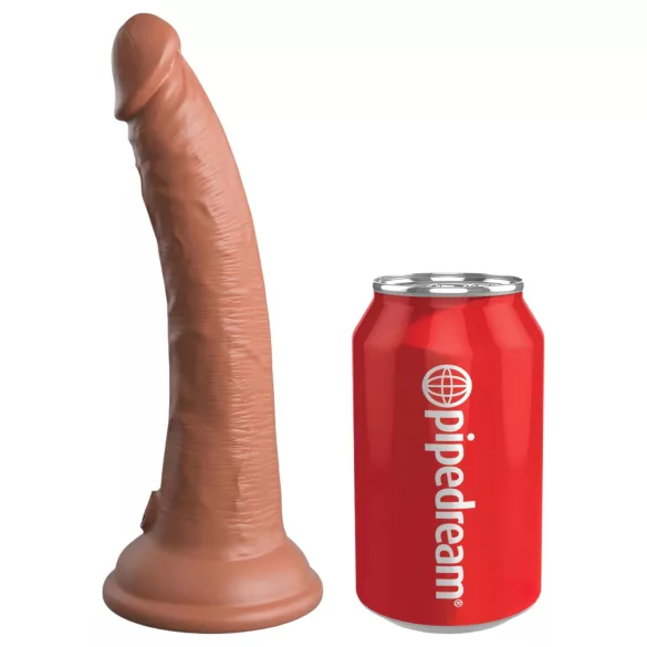 King Cock Elite Comfy - страп-он дилдо с колан - тъмен телесен цвят