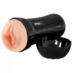   PDX - Wet Pussies Super Luscious Lips - реалистична изкуствена вагина (телесен цвят)