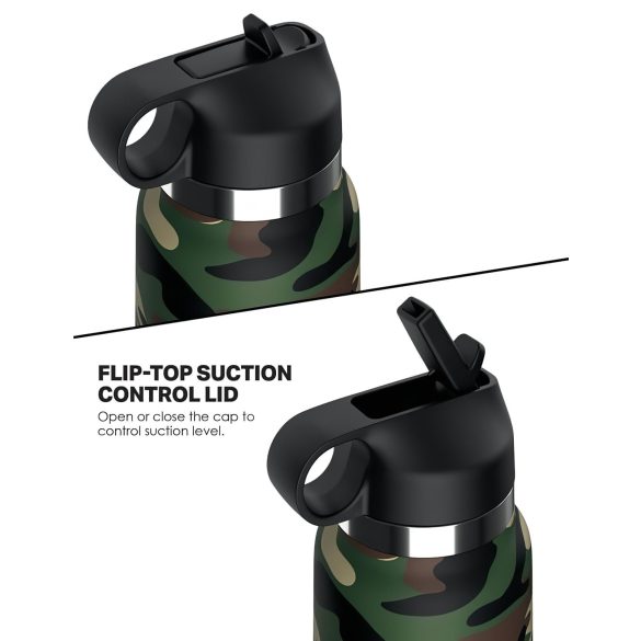 Fap Flask Happy Camper - мастурбатор във флашка - зелен/черен