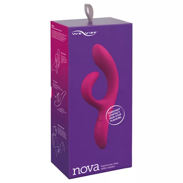 We-Vibe Nova 2 - вибратор с гъвкаво рамо за клитор, управляван чрез приложение (лилав)