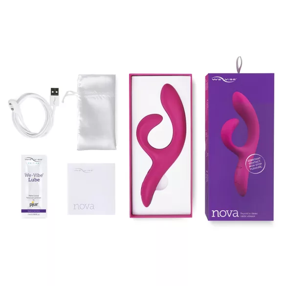 We-Vibe Nova 2 - вибратор с гъвкаво рамо за клитор, управляван чрез приложение (лилав)