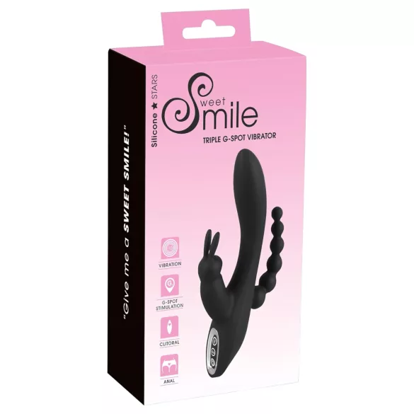 SMILE Triple - вибриращ масажор с 3 накрайника