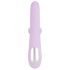 SMILE Thrusting - Въртящо-пулсиращ вибратор с клитор-стимулатор (лилав)