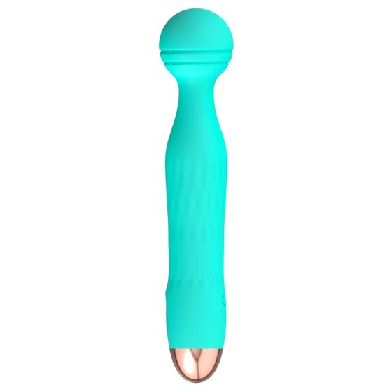 Cuties Mini Wand - презареждащ се, водоустойчив, масажиращ вибратор (зелен)