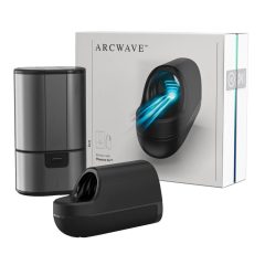   Arcwave Ion - водоустойчив, презареждащ се мастурбатор с въздушни вълни (черен)