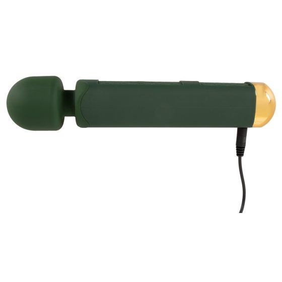 Emerald Love Wand - презареждащ се, водоустойчив масажиращ вибратор (зелен)