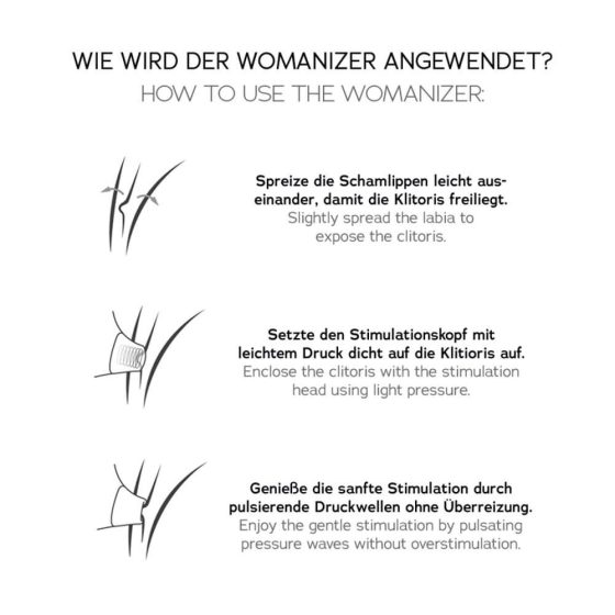 Womanizer Golden Moments 2 - Клиторен стимулатор и вибратор (черен)