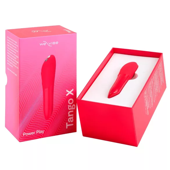We-Vibe Tango X - вибратор тип куршум - акумулаторен, водоустойчив, корал