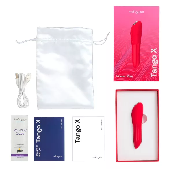 We-Vibe Tango X - вибратор тип куршум - акумулаторен, водоустойчив, корал