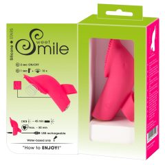   SMILE Licking - rechargeable air-wave tongue finger vibrator (pink)