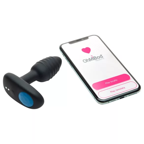 Kiiroo OhMiBod Lumen - интерактивен простатен вибратор (черен)