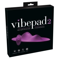   VibePad 2 - презареждащ се, радиоуправляем вибратор за облизване на възглавници (лилав)