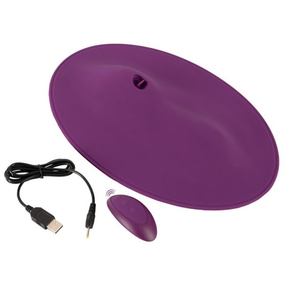 VibePad 2 - презареждащ се, радиоуправляем вибратор за облизване на възглавници (лилав)