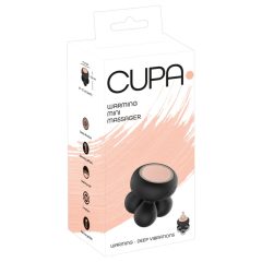   You2Toys CUPA Mini - акумулаторен отопляем масажиращ вибратор (черен)