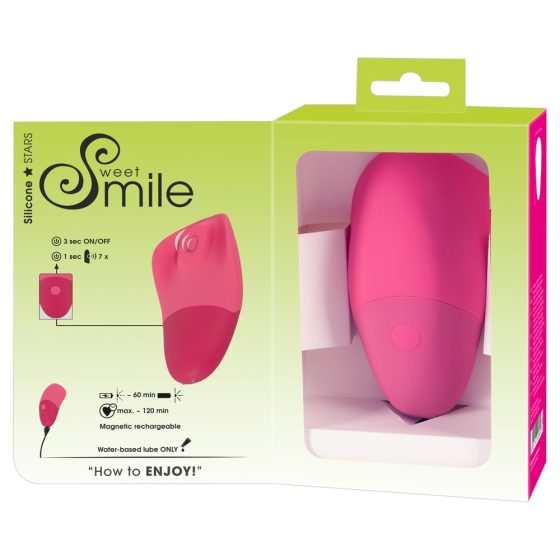 SMILE Thumping Touch - презареждащ се пулсиращ клиторен вибратор (розов)