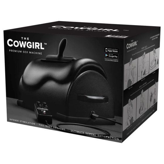 The Cowgirl Premium Riding - родео секс машина (черна)