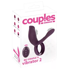   Couples Choice - вибриращ пенис ринг с дистанционно - акумулаторен - лилав