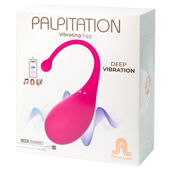 Adrien Lastic Palpitation - интелигентно вибриращо яйце (розово)
