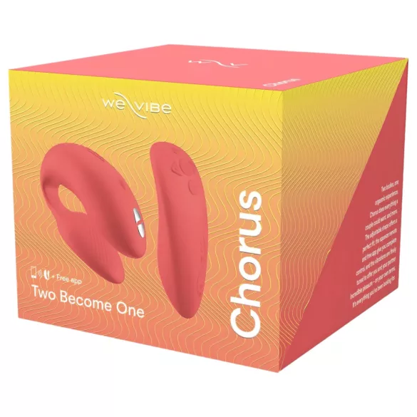 We-Vibe Chorus - вибратор за двойки с управление чрез приложение (оранжев)