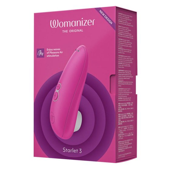 Womanizer Starlet 3 - презареждащ се стимулатор на клитора с въздушна вълна (розов)