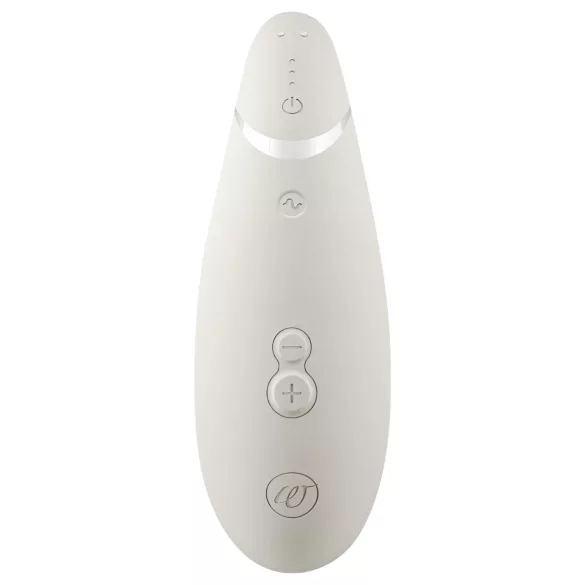 Womanizer Premium 2 - вибратор за клитор с въздушни вълни - бял