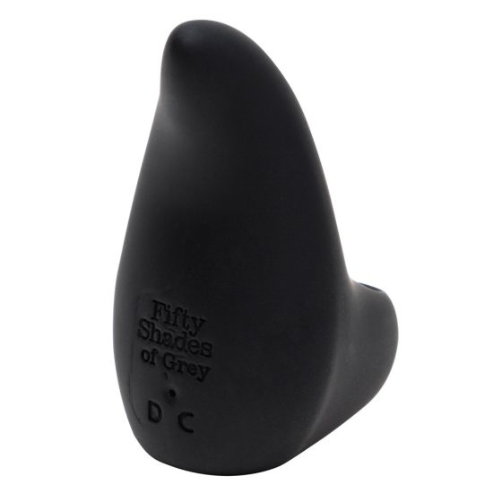 Петдесет нюанса сиво Sensation Finger - вибратор за пръсти (черен)