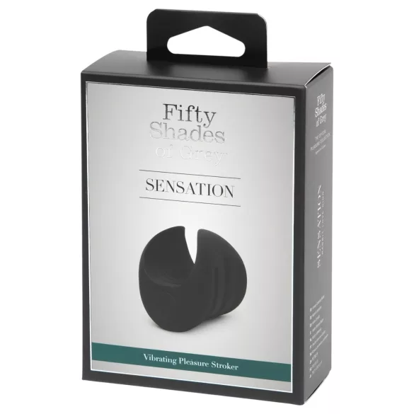 Fifty Shades of Grey - Sensation - вибратор за пенис главичка - черен