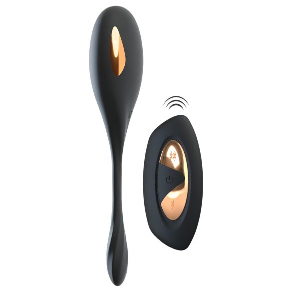 XOUXOU - радиочестотно виброяйце (черно)