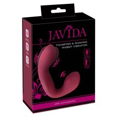   Javida Thumping - пулсиращ вибратор за G-точката и клитора (червен)