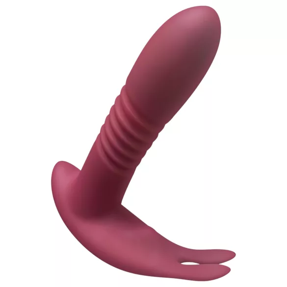 Javida RC - вибратор за клитор с дистанционно - 3 функции - червен