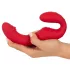 You2Toys - безкабелен страп-он вибратор с дистанционно - червен