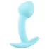 Cuties Mini Butt Plug - силиконов анален плъг (син, 2,6 см)