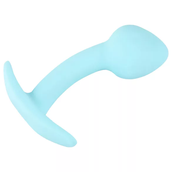 Cuties Mini Butt Plug - силиконов анален плъг (син, 2,6 см)