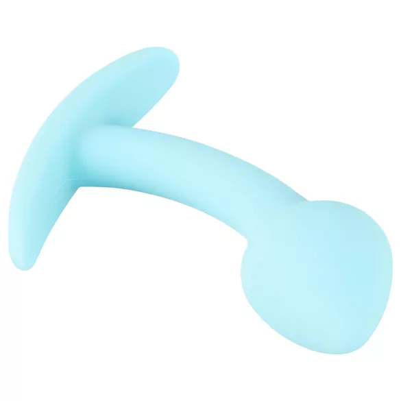 Cuties Mini Butt Plug - силиконов анален плъг (син, 2,6 см)