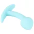 Cuties Mini Butt Plug - силиконов анален плъг (син, 2,6 см)