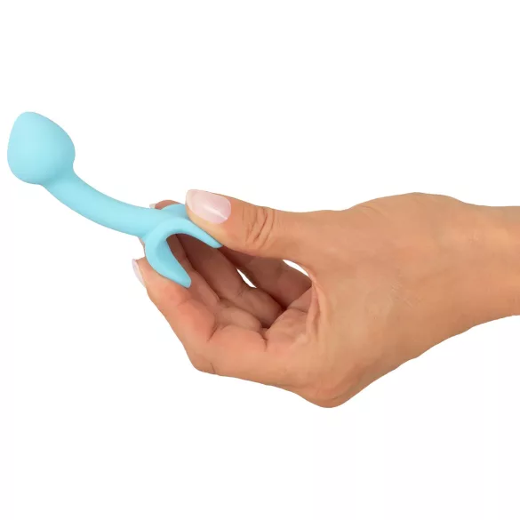 Cuties Mini Butt Plug - силиконов анален плъг (син, 2,6 см)