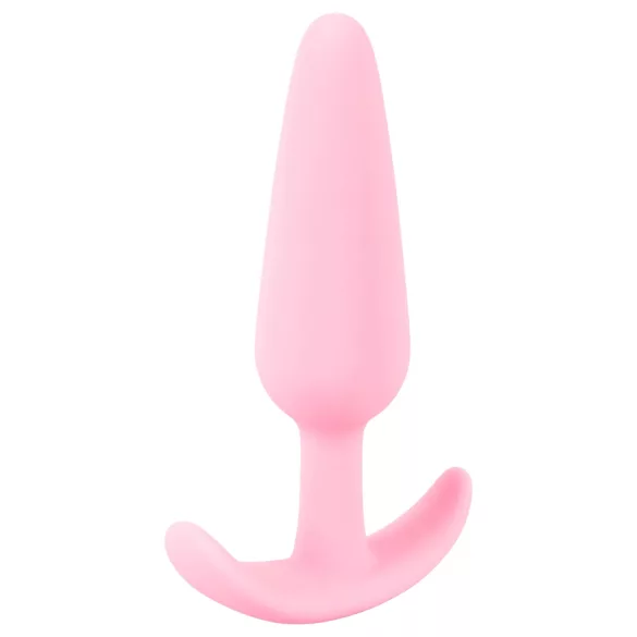 Cuties Mini Butt Plug - силиконов анален плъг (розов, 2,1 см)