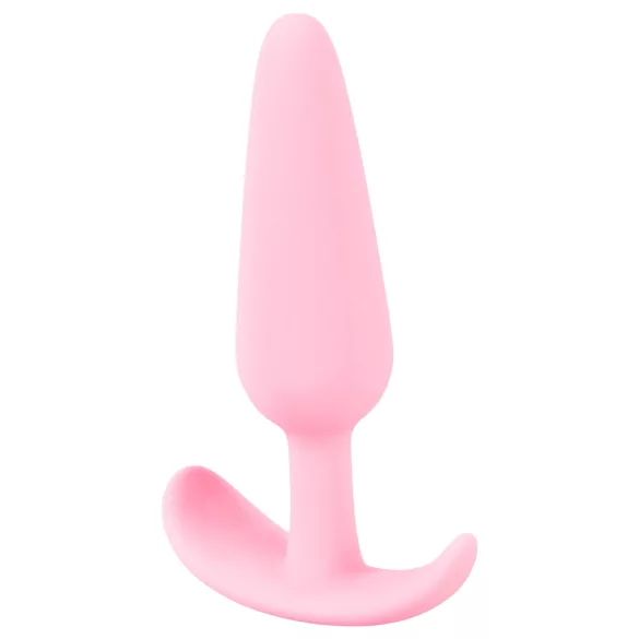 Cuties Mini Butt Plug - силиконов анален плъг (розов, 2,1 см)