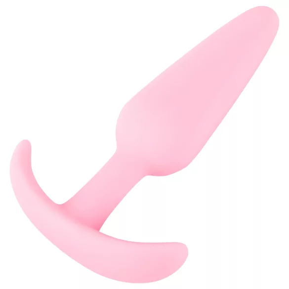 Cuties Mini Butt Plug - силиконов анален плъг (розов, 2,1 см)