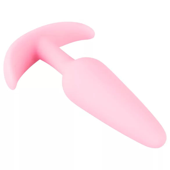 Cuties Mini Butt Plug - силиконов анален плъг (розов, 2,1 см)