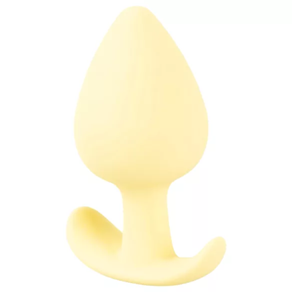 Cuties Mini Butt Plug - силиконов анален плъг (жълт, 3,1 см)