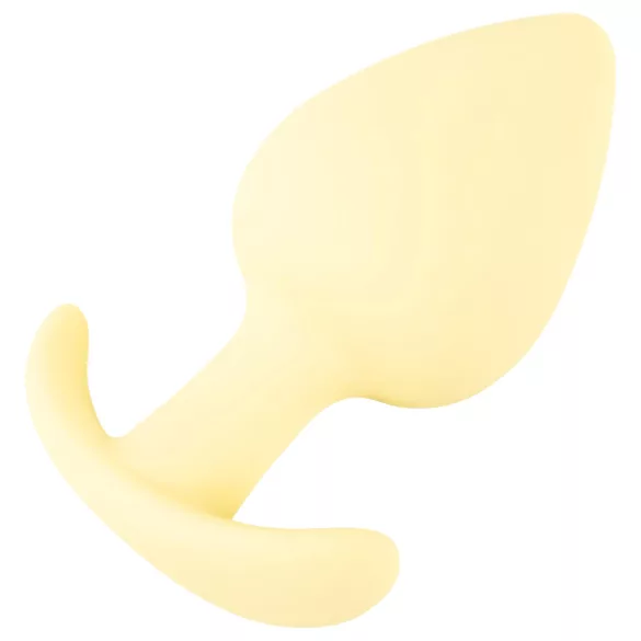Cuties Mini Butt Plug - силиконов анален плъг (жълт, 3,1 см)